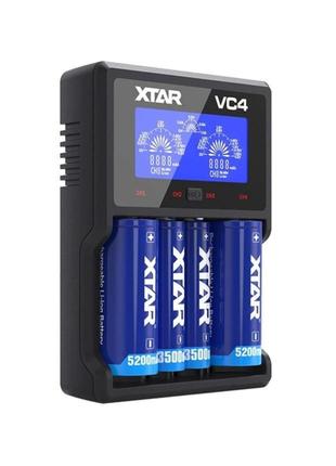 Зарядное устройство на 4 отсека XTAR VC4 Original | Зарядка дл...