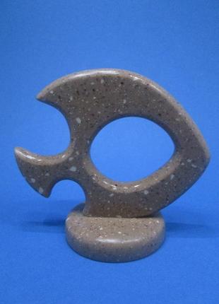 Фигурка, статуэтка рыбка  (ручная работа) искусственный камень