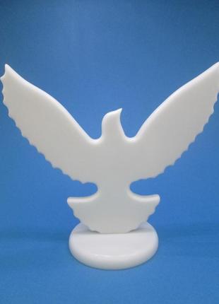 Фигурка, статуэтка "голубь"  (ручная работа) искусственный камень