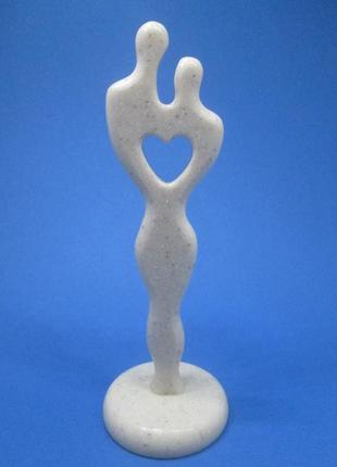 Фигурка, статуэтка "пара"  (ручная работа) искусственный камень