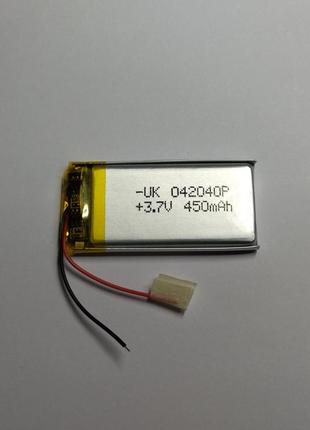 Акумулятор з контролером заряду Li-Pol PL042040 3,7V 450mAh (4...