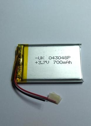 Акумулятор з контролером заряду Li-Pol 043048P 3,7V 700 mAh (4...