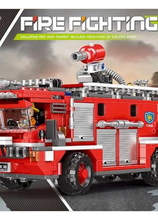 Конструктор пожарная машина 720 дет XB-03030