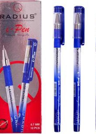 Ручка кулькова Radius I-Pen синя з принтом