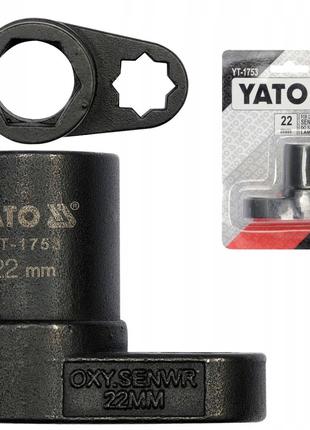Ключ для лямбда зонда 22 мм YATO Польша YT-1753