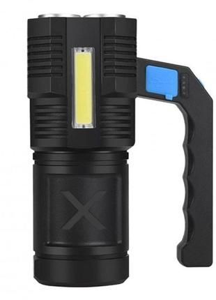 Яркий фонарик BL-X510-4LED+COB | Качественный фонарик | Мощный...
