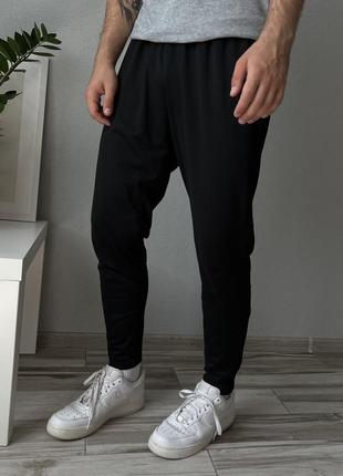 Nike sport pants мужские спортивные штаны найк драй фит черные м