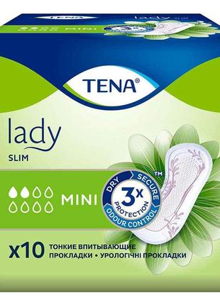 Прокладки урологічні Lady Slim Mini 10шт ТМ TENA