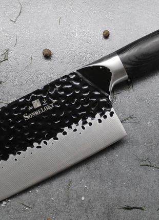Кухонний ніж - сокира для м'яса Sonmelony 31,8см