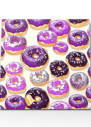 Картина пончики сладости десерты