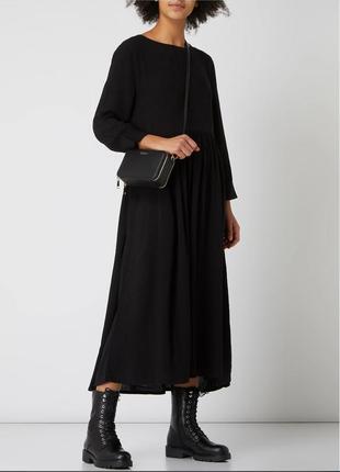 Чорна сукня міді жіноча karo kauer, розмір s, m