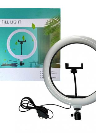 Лампа кольцевая LED 30 см 12" USB 168 lights