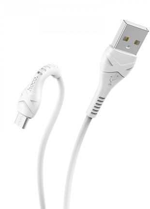 Кабель usb Hoco X37 Cool power Micro — White от магазина Shopp...