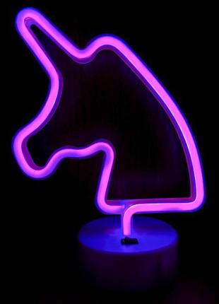 Ночной светильник Neon lamp series — Ночник Unicorn Pink