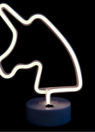 Ночной светильник Neon lamp series — Ночник Unicorn White