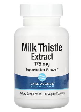 Lake Avenue Nutrition, экстракт расторопши, 175 мг, 90 растите...