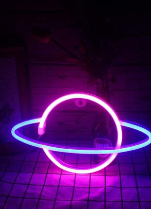 Ночной светильник Neon lamp series — Ночник Jupiter Pink