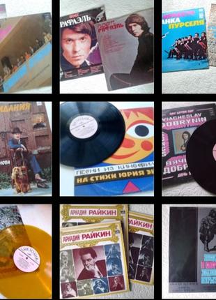 Платівки вінілові грампластинки ретро-музика 1970-80х