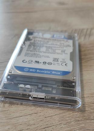 Внешний прозрачный карман для жёсткого диска hdd ssd USB 3.0