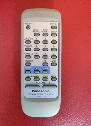Пульт Portable Stereo CD System Panasonic EUR648280 оригинал
