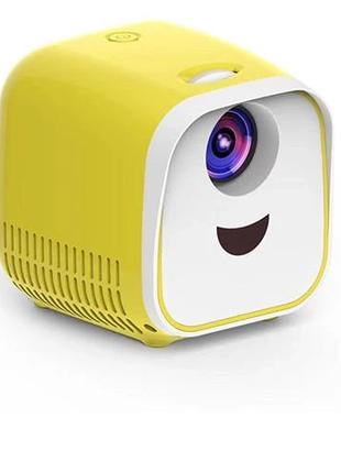 Дитячий міні-проектор Vivibright L1 з підтримкою 1080p Жовтий ...