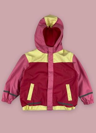 Курточка плащ от дождя яркого цвета для девочки x-mail