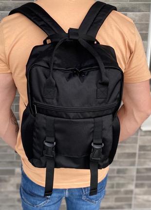 Черный рюкзак универсальный мужской женский канкен