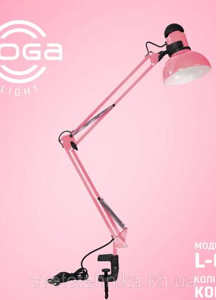 Настольная лампа со штативом (на струбцине) LOGA L-600 металли...