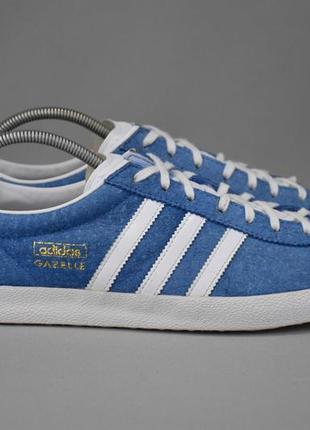 Adidas originals gazelle vintage og blue кроссовки замшевые ко...