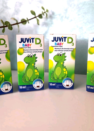 Juvit D3, вітамін Д3 для дітей, Польща