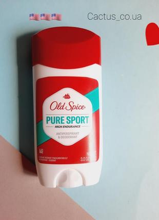 Твердый антиперспирант дезодорант old spice pure sport