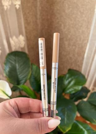 Олівець для брів зі щіточкою l`oréal paris brow artist xpert