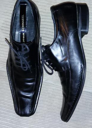 Кожаные туфли бренда nome italy размер 44 (29-29,5см)