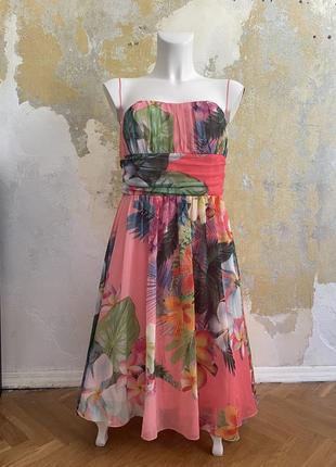 Нежное розовое платье kira plastina ( zara, mango, cos ) coquette
