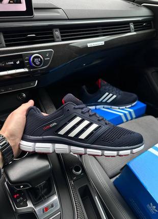 Кроссовки adidas climacool dark blue white red