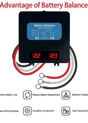Балансир АКБ Battery Equalizer NXController( с индикацией)