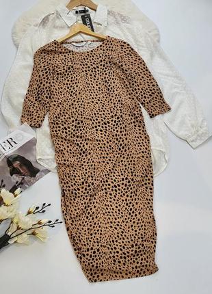 Платье для беременных тигровый принт