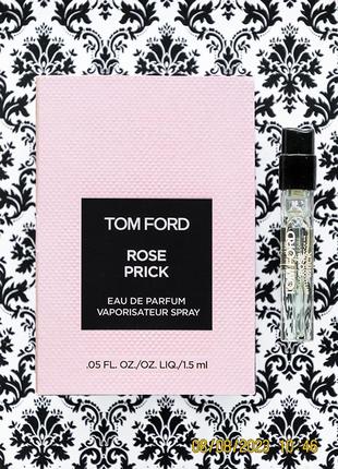 Люкс пробник парфуму tom ford аромат rose prick шипрові квітко...