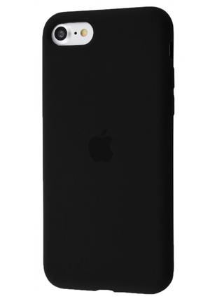 Чехол Silicone Case Full iPhone 7/8/SE 2 black