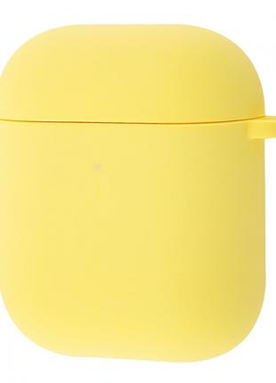 Чехол Silicone Case Full for AirPods 1/2 yellow