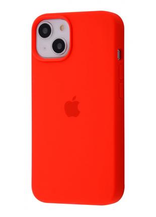 Чехол Silicone Case Full iPhone 14 red
