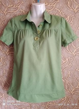 (426) отличная хлопковая  рубашка /блуза  batas/размер s