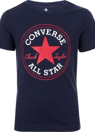 (80)  базовая хлопковая футболка converse/ возраст 8/10 лет