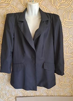 (1101) классический черный женский пиджак  vero moda /размер 40