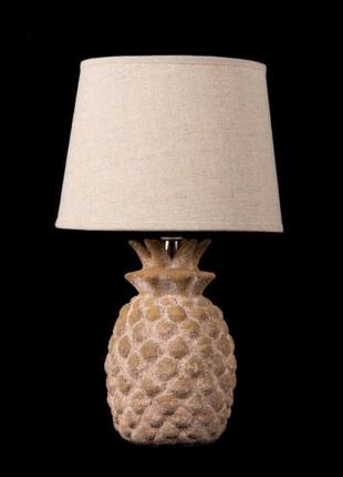 Настольная лампа с абажуром декоративная ананас splendid-ray 3...