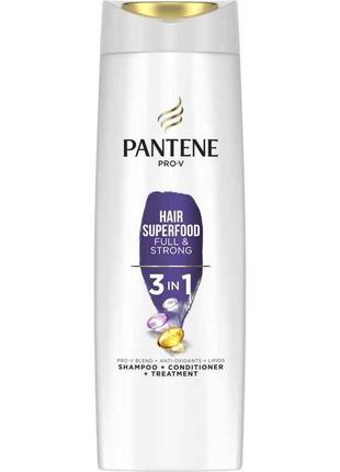 Шампунь 360мл для волосся 3 в 1 Живильний Коктейль ТМ PANTENE