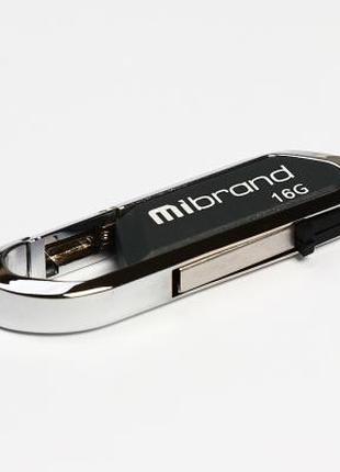 USB флеш накопитель Mibrand 16GB Aligator Grey USB 2.0 (MI2.0/...