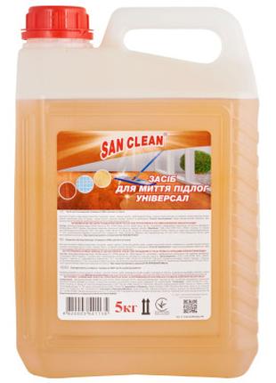 Средство для мытья пола San Clean Универсал 5 кг (4820003541135)