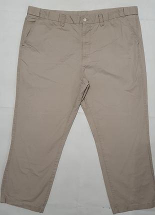 Легкие мужские коттоновые брюки. баталы. пот 59+2