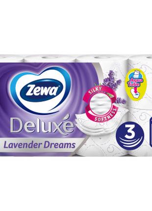 Туалетная бумага Zewa Deluxe Лаванда 3 слоя 8 рулонов (7322541...